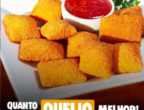 Quem disse que há limites para queijo, nunca comeu nossos empanados de crisp